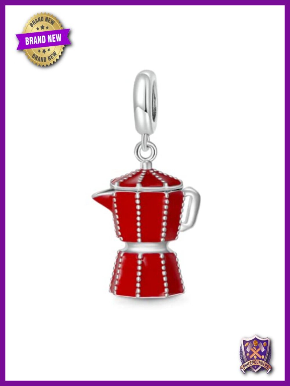 925 Sterling Silver Food & Beverage Pendant Charms Beads Fit Snake Chain